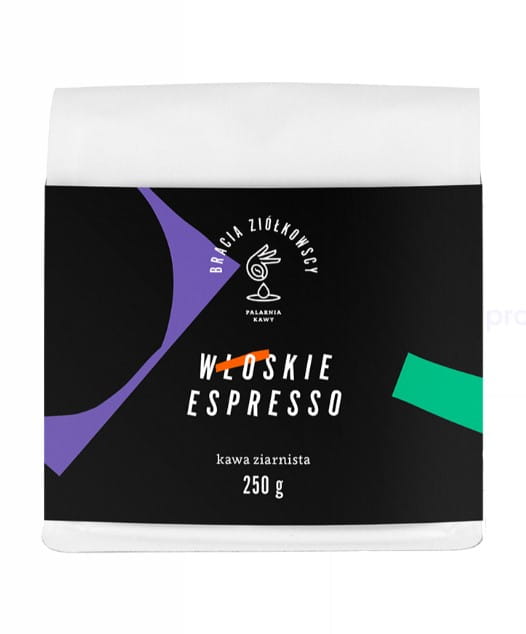 KAWA WŁOSKIE ESPRESSO 250G ZIARNISTA