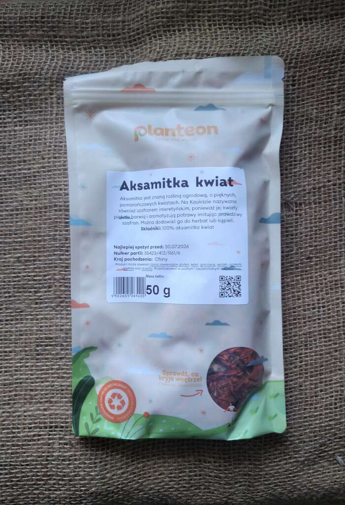 AKSAMITKA KWIATY SUSZONE 50G