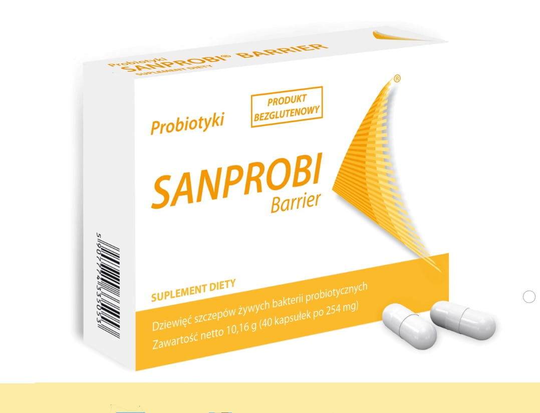 SANPROBI BARRIER PROBIOTYK 40 kapsułek