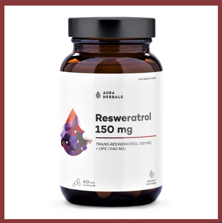 RESWERATROL 150mg 60 kaps.