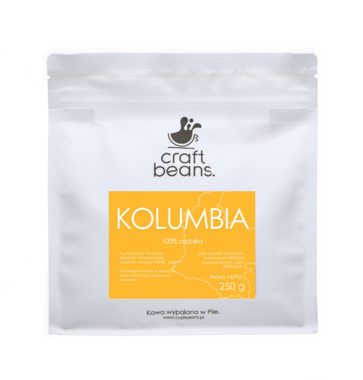 KAWA ZIARNISTA KOLUMBIA 250G