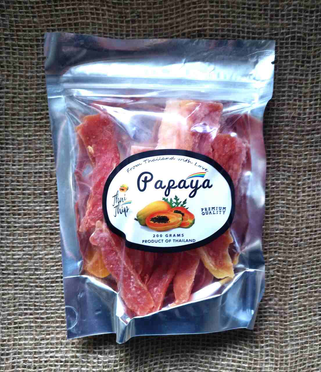 PAPAJA SUSZONA KROJONA 200G MAKAR