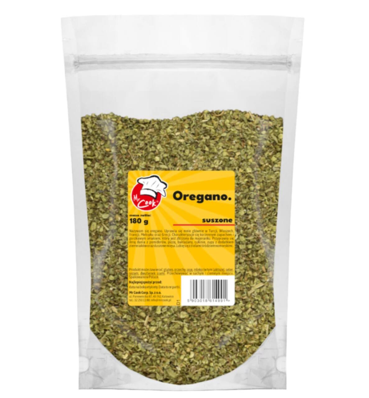 OREGANO suszone 180g Premium Line