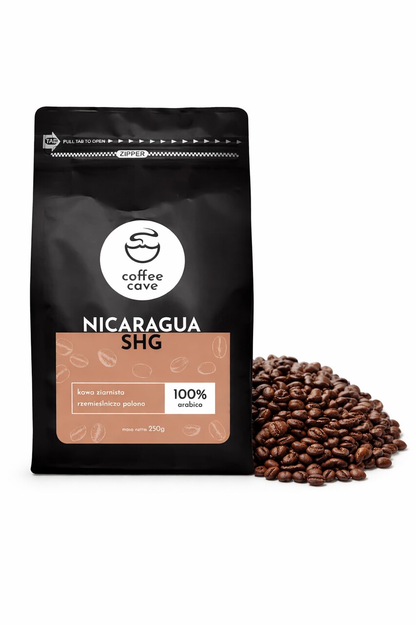 KAWA NICARAGUA SHG 250G ZIARNISTA
