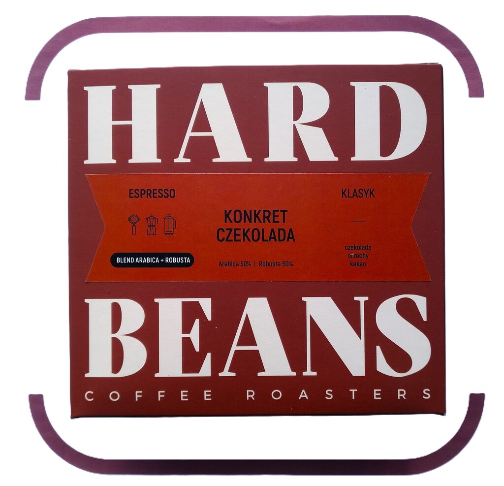 KAWA ziarnista KONKRET CZEKOLADA 250g