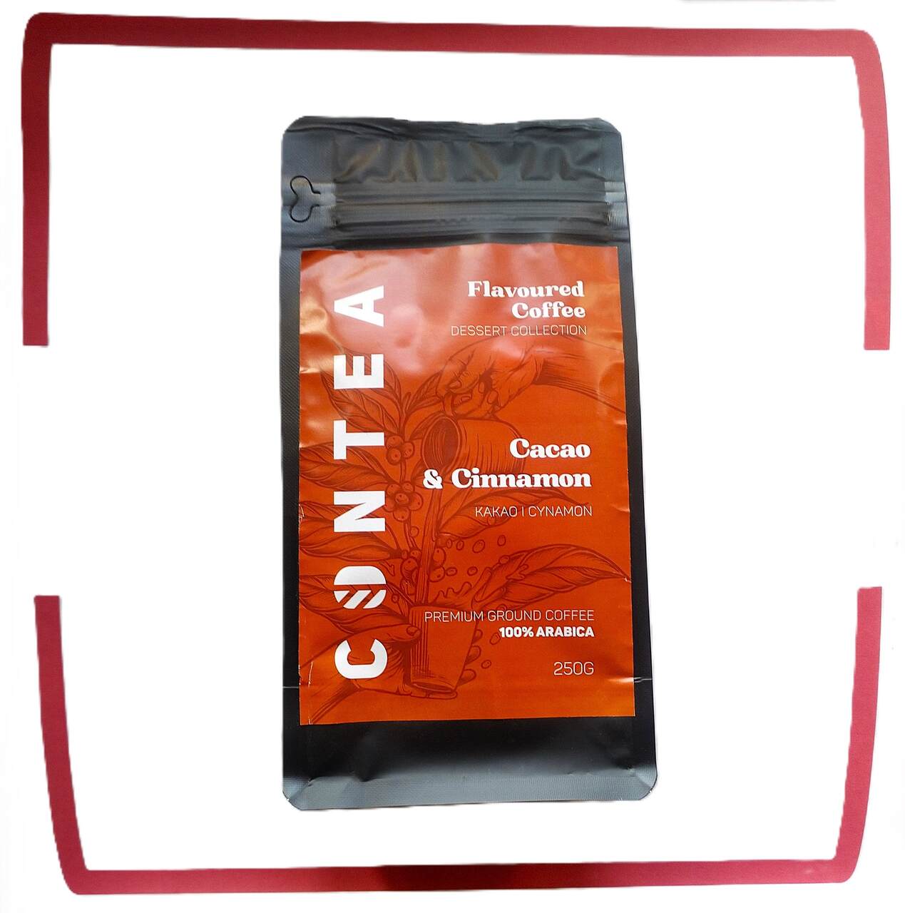 KAWA smakowa Cacao & Cinnamon 250g ziarnista