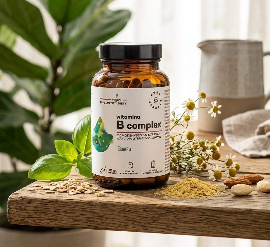 WITAMINA B COMPLEX 90 kaps. AURA HERBALS