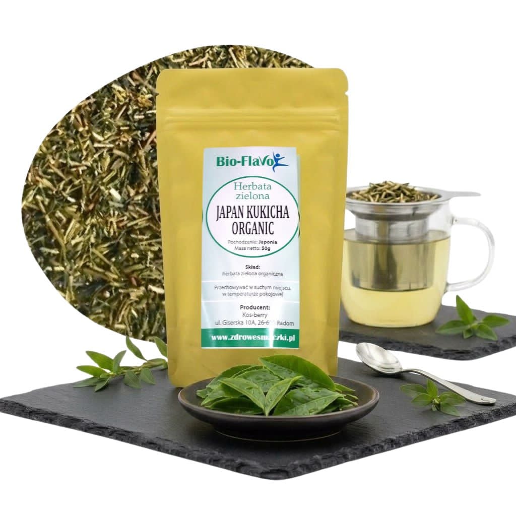 Herbata Zielona JAPAN KUKICHA Organic 50g Bio-Flavo