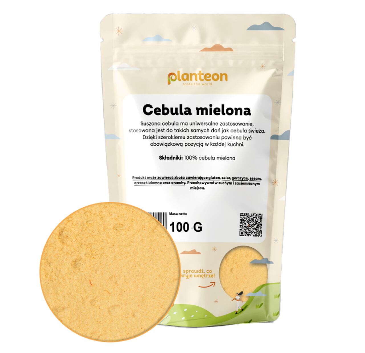 CEBULA SUSZONA MIELONA 100g
