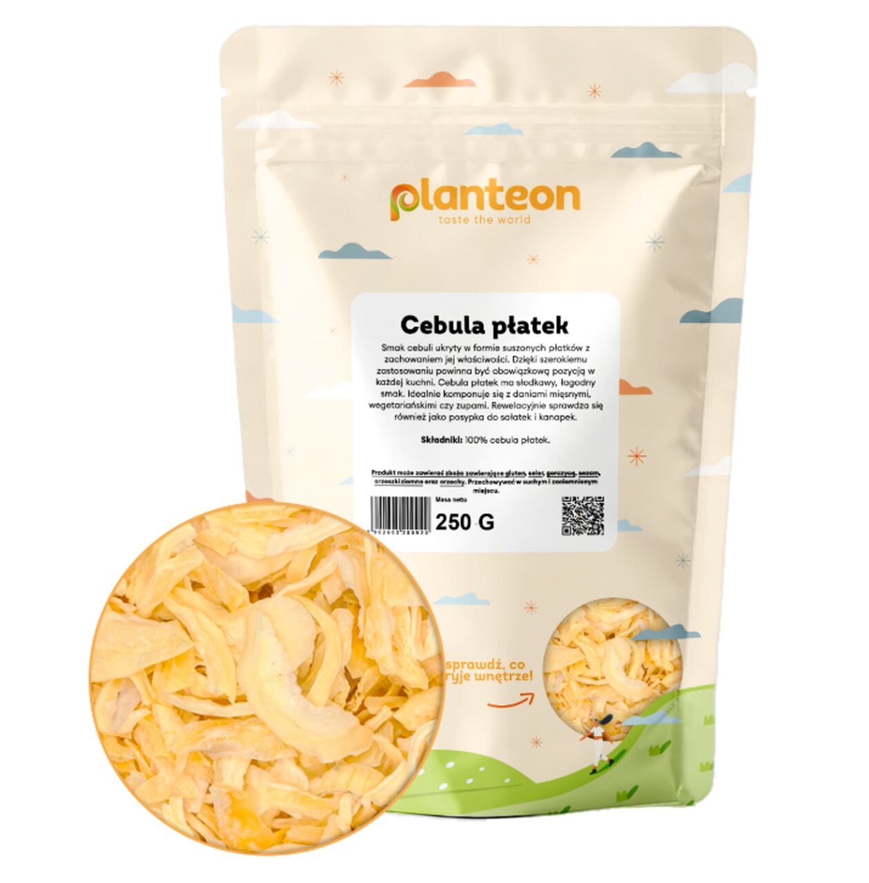CEBULA SUSZONA PŁATKI 250g