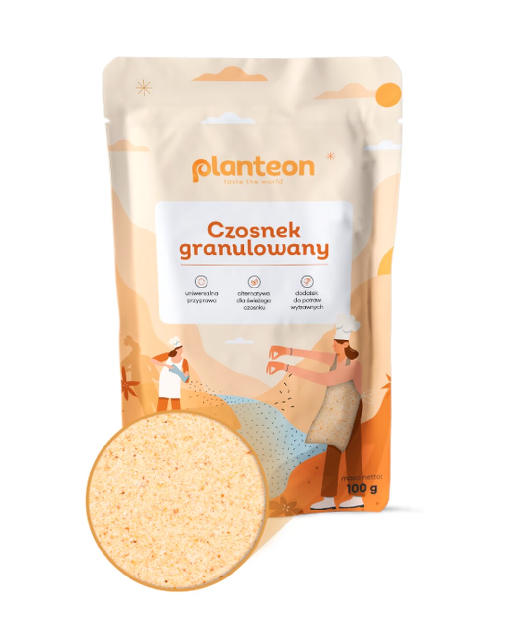 CZOSNEK SUSZONY GRANULOWANY 100g